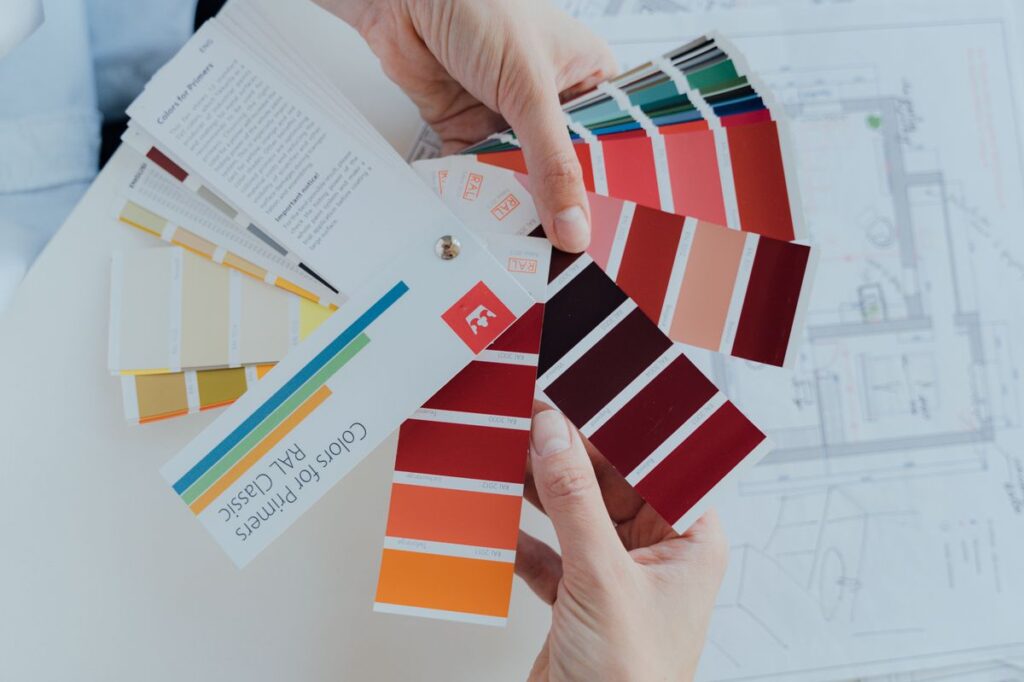 choix de couleur peinture languette